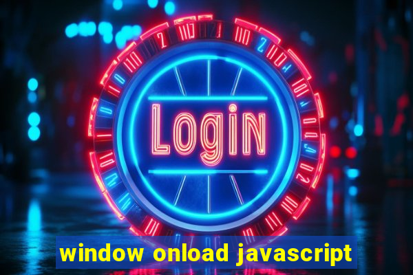 window onload javascript